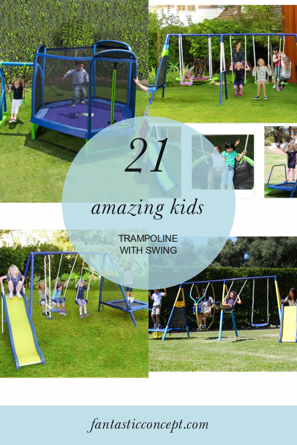 21 Amazing Kids Trampoline with Swing Home, Family, Style and Art Ideas